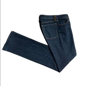 GF FERRE Refined Straight Leg Italian Blue Jeans Sz 26